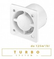 Вытяжной вентилятор Awenta System+ Turbo 125H KWT125H-PTB125 белый