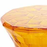 Стул-пуф Stone  Bradex Zara FR 0056 прозрачный оранжевый (131-APC T-ORANGE09)
