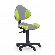 Кресло компьютерное  Halmar FLASH 2  серо/зеленое (V-CH-FLASH_2-FOT-ZIELONY)