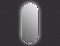 Зеркало Cersanit Eclipse Smart 50x122 (с подсветкой, черная рамка) 64151