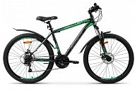 Велосипед AIST Quest Disc/26/18/ серо-зеленый/2022