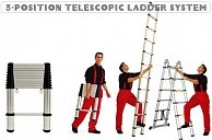 Лестница телескопическая Startul ST9733-062 2-х секц. алюм. 295/620см, 2х10 ступ. 22,5кг