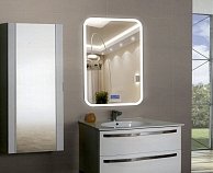 Зеркало Континент Glamour LED 700х900 с многофунк-циональной панелью и подогревом