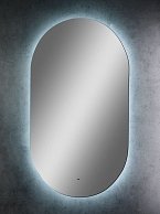 Зеркало Континент Fleur LED 700х1200 ореольная теплая подсветка и Б/К сенсор