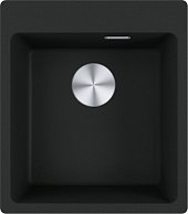 Мойка Franke MRG 610-39 FTL Черный матовый ВЕНТИЛЬ-АВТОМАТ в комплекте, выпуск 3,5, скрытый перелив в чаше