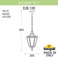 Подвесной уличный светильник Fumagalli Rut E26.120.000.WYF1R