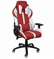Кресло поворотное  AksHome  SPRINTER ECO, белый/красный