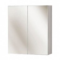 Шкаф с зеркалом Акваль ВИЗА 60, белый ВИЗА.04.60.00.N