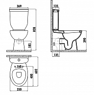 Унитаз Sedef SD318-00CB00E-0000