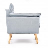 Кресло Halmar REZZO серый/натуральный