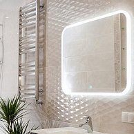 Зеркало Континент Demure LED 90x70 (с музыкальным блоком) зеркальный