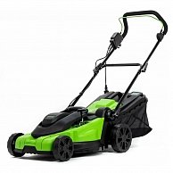 Газонокосилка электрическая GreenWorks LM2000 2000Вт 43 см зелёный