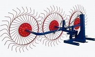 Сеноворошилка Пахарь ВМ-3 колесная
