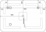 Зеркало IDDIS Edfice ЗЛП109 100 см