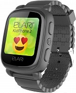 Часы-телефон Elari KIDPHONE 2 (KP-2) черный