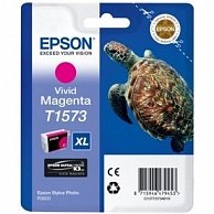 Картридж  Epson T1573 C13T15734010 пурпурный