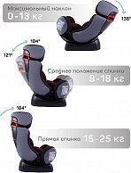 Автокресло Amarobaby Professional Красный/Черный (AB212005PChK)