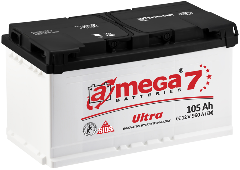 

Аккумулятор A-mega Ultra 105Ah R+, Ultra 105Ah R+