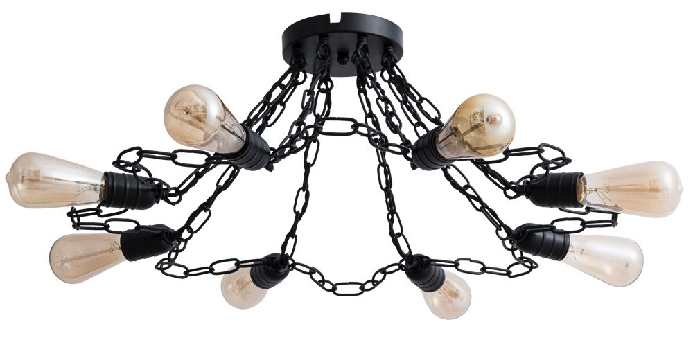 

Потолочная люстра Arte Lamp Riverrun A9344PL-8BK, Riverrun A9344PL-8BK