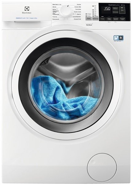 

Стирально-сушильная машина Electrolux EW7WR4684W белый, EW7WR4684W белый