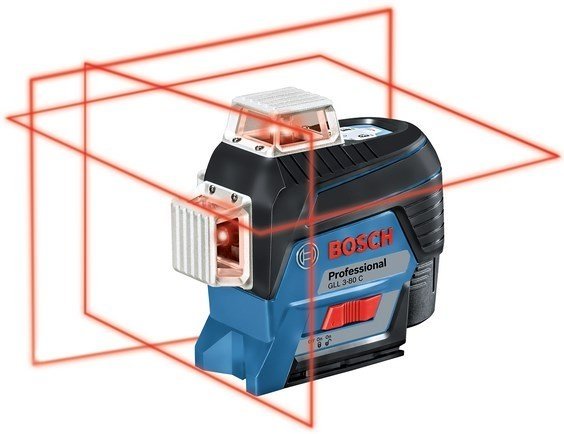 

Лазерный нивелир Bosch GLL 3-80 C Professional (с держателем BM 1), GLL 3-80 C Professional (с держателем BM 1)