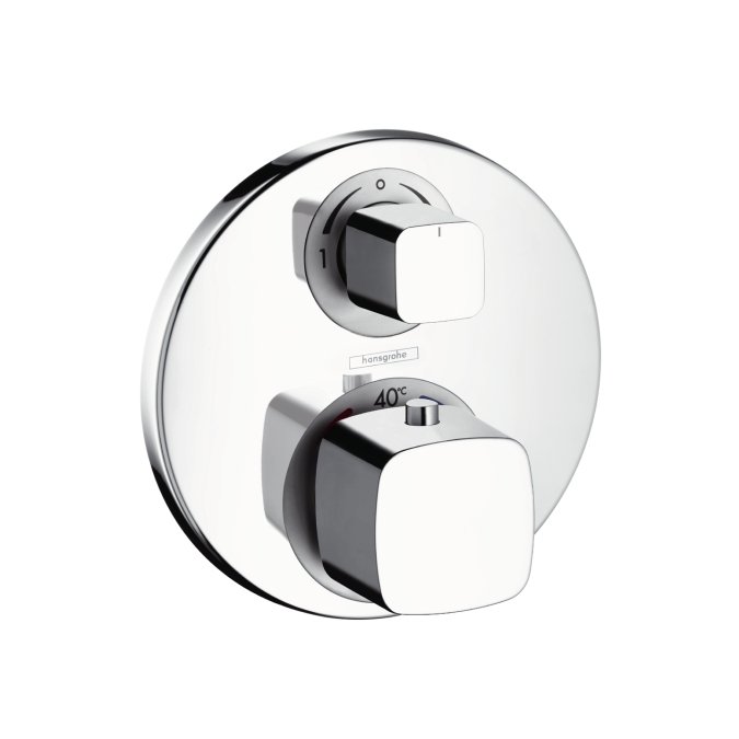 

Смеситель Hansgrohe Metris Ecostat E 31573000 термостатический для душа, Metris Ecostat E 31573000 термостатический для душа