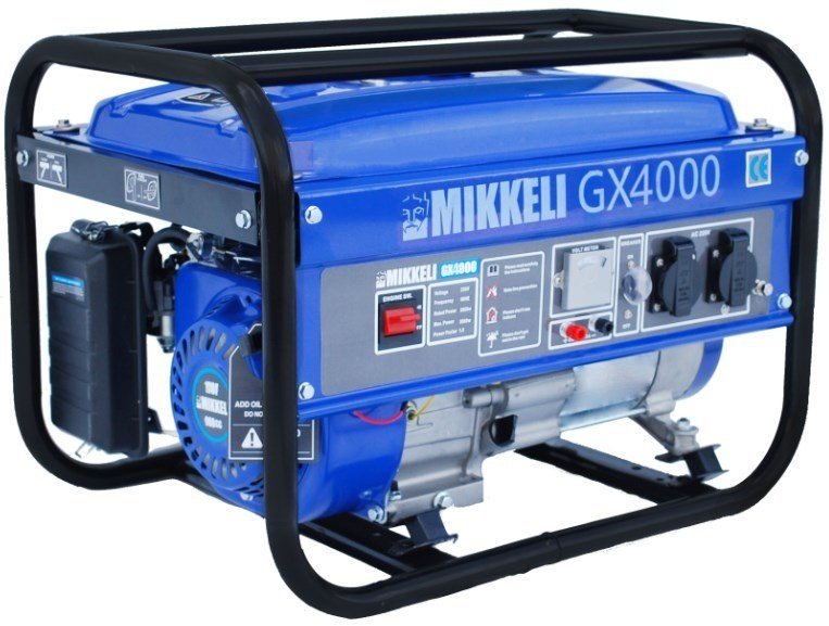 

Генератор бензиновый Mikkeli GX4000, GX4000