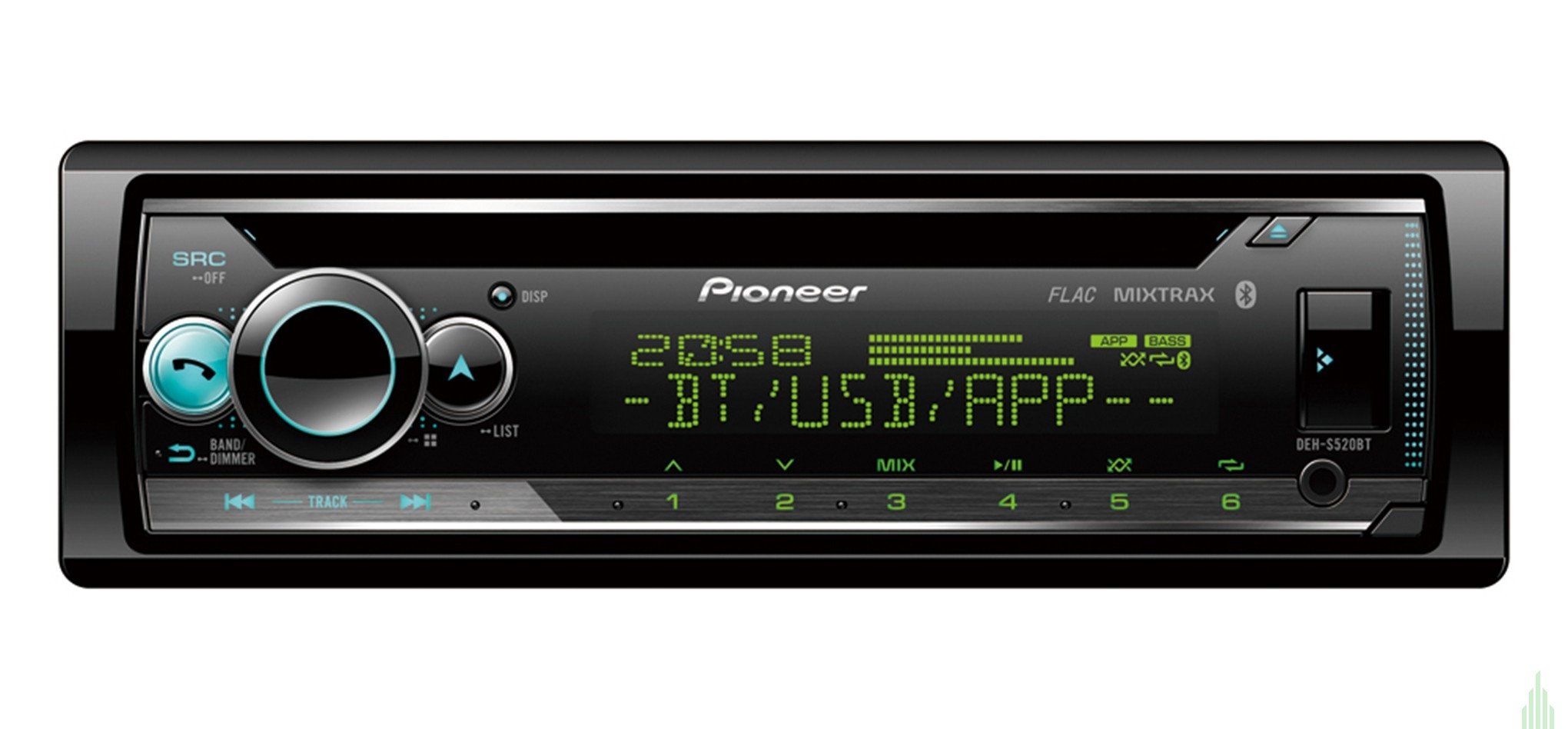 

Автомагнитола Pioneer DEH-S520BT черный, DEH-S520BT черный