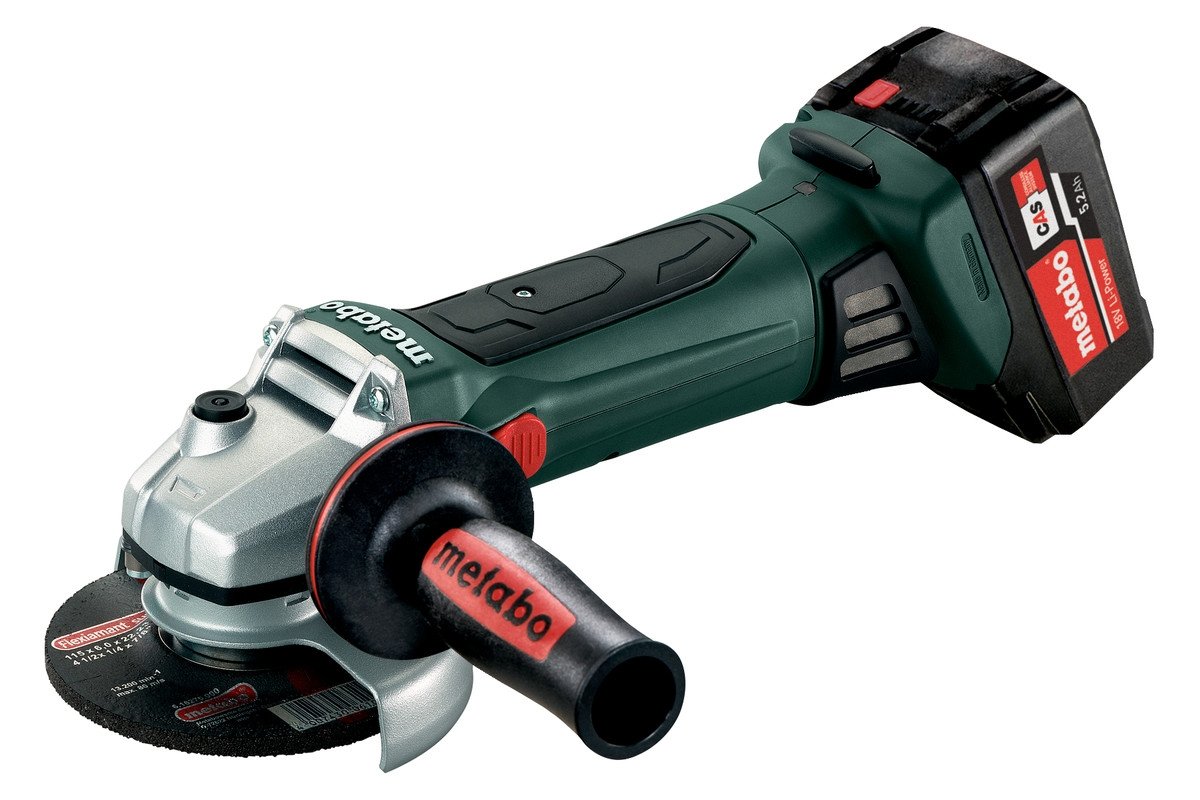 

Углошлифмашина аккумуляторная Metabo W 18 LTX 125 Quick, W 18 LTX 125 Quick