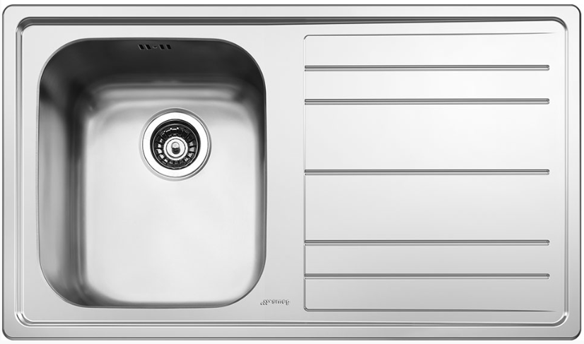 

Мойка кухонная Smeg LEH861D нержавеющая сталь, LEH861D нержавеющая сталь