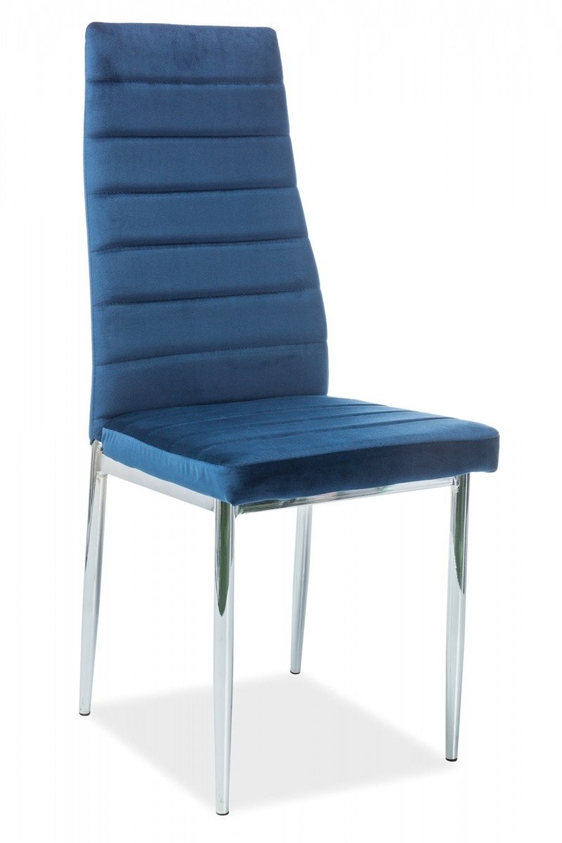 

Стул Signal H261 VELVET темно-синий/хром, H261 VELVET темно-синий/хром
