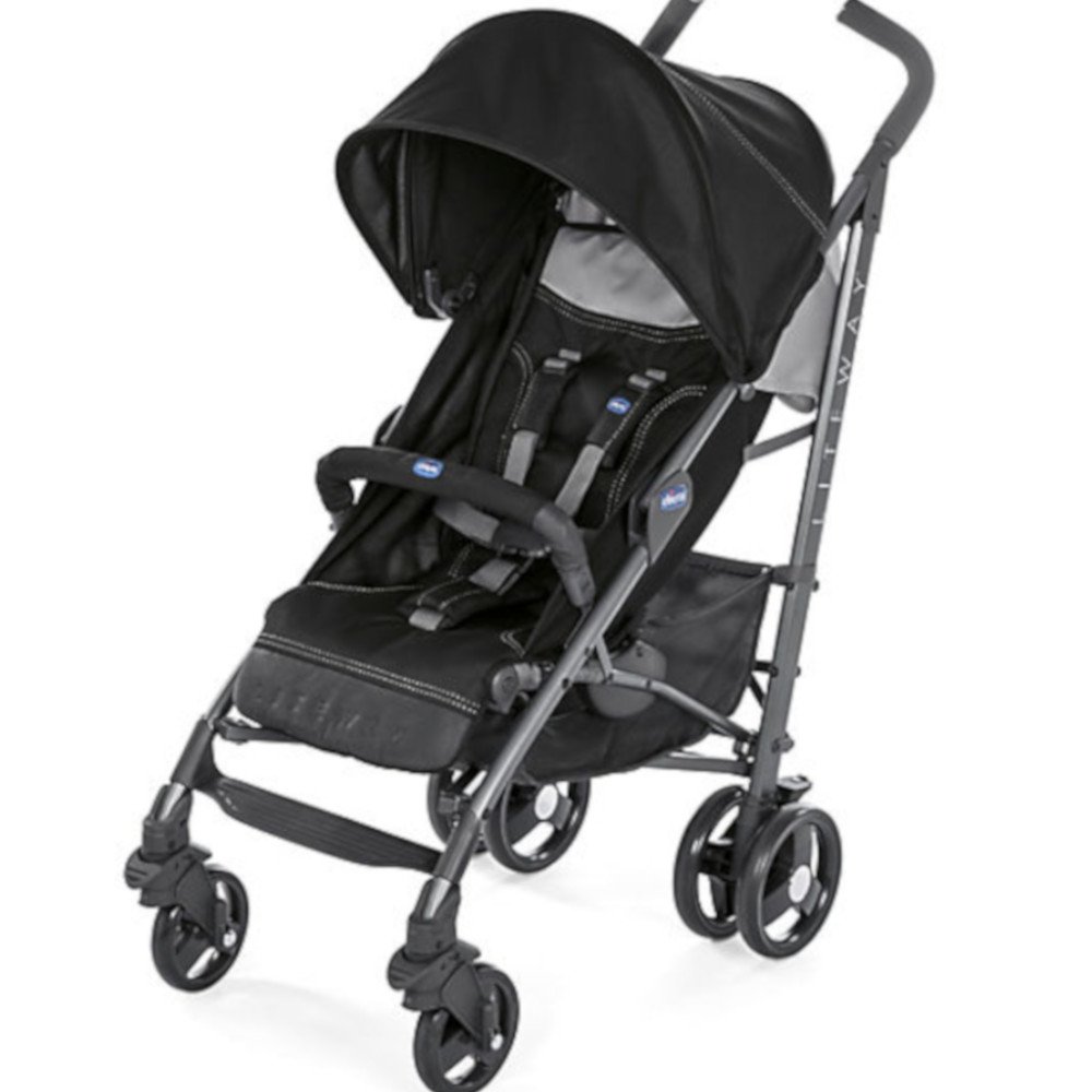 

Детская прогулочная коляска Chicco Lite Way 3 Top jet black, Lite Way 3 Top jet black