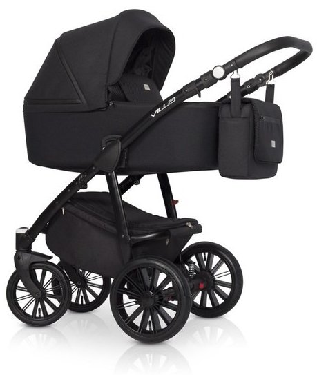 

Детская прогулочная коляска RIKO Villa 3 в 1 04/carbon, Villa 3 в 1 04/carbon