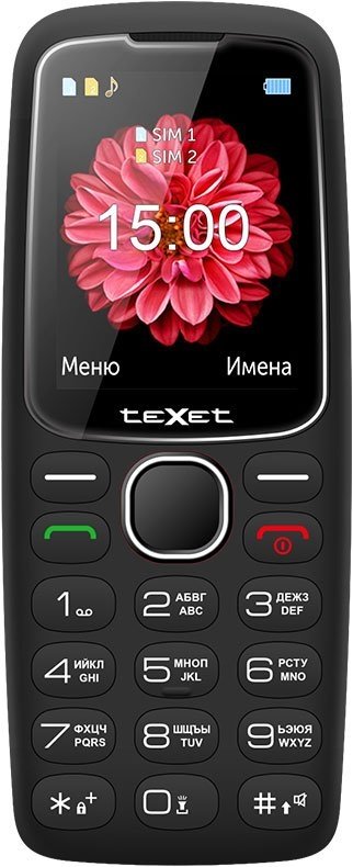 

Мобильный телефон TeXet TM-B307 ( Black), TM-B307 ( Black)