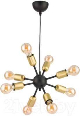 

Люстра TK Lighting Estrella Black 1468 черный, золотистый, Estrella Black 1468 черный, золотистый