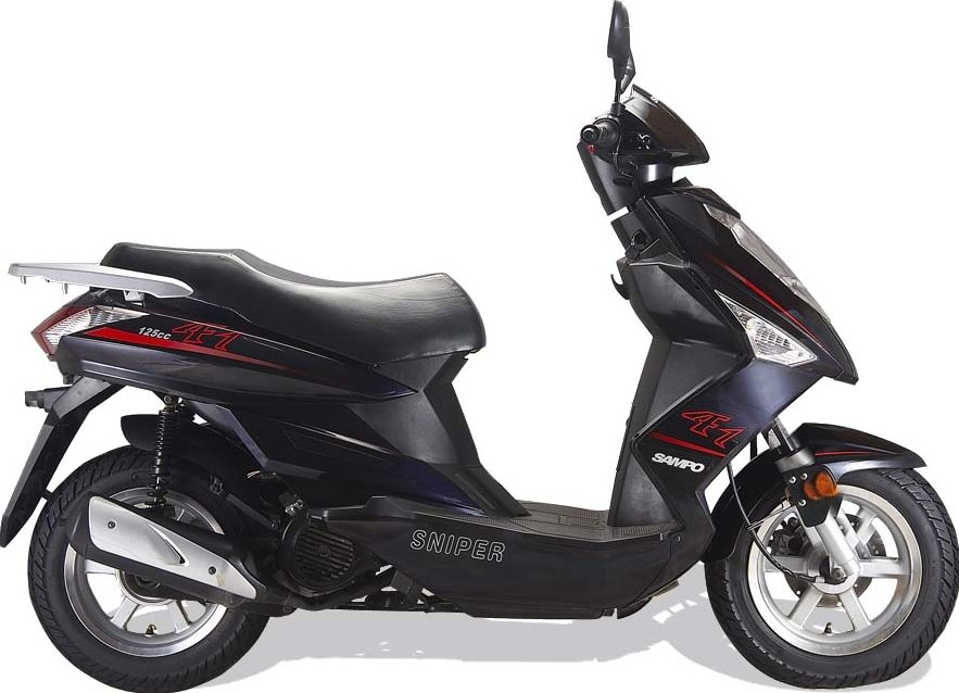 

Скутер Lifan LF125T-9R Черный, LF125T-9R Черный