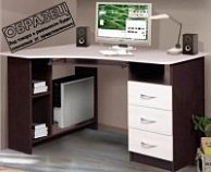 Компьютерный стол Мебель-Класс Престиж венге/дуб шамони, правый