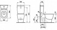 Унитаз Laufen MIMO напольный  (8245560000001)