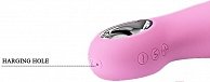 Перезаряжаемый вибратор  розовый с клиторальной стимуляцией Pretty love Carol BI-014571-1  розовый