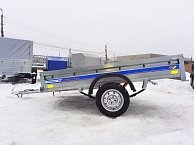 Прицеп Кремень профи 2,5*1,56 с бортом 50 см без тента