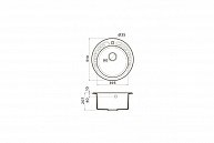Кухонная мойка Omoikiri Tovada 51-BE бежевый 4991346353522