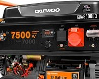 Генератор бензиновый DAEWOO GDA 8500E-3 черный, оранжевый черный, оранжевый (242147)