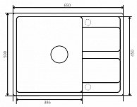 Кухонная мойка ZorG Apollo 65  песчаный берег