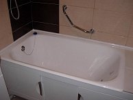 Ванна чугунная  Универсал Каприз-У 120x70 (1 сорт, с ножками)