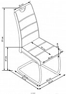 Стул Halmar K349 серый