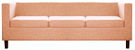 Диван Бриоли БиллиД трехместный темные опоры J11 розовый