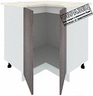 Шкаф-стол угловой  Кортекс-мебель Корнелия ЛИРА НШУ Оникс, Королевский опал