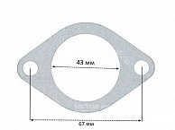 Прокладка коллектора впуск/выпуск (43х67мм)
