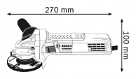 Угловая шлифмашина Bosch GWS 750-125 в кор. (0601394001)