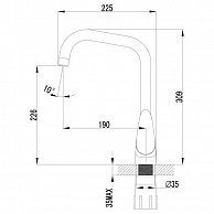 Смеситель для кухни Lemark Pramen LM3355C